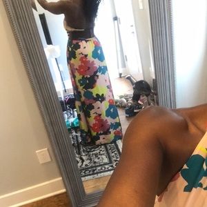 Jessica Simpson Floral Belted Maxi Dress